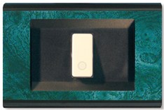 Placca Click Legno Verde