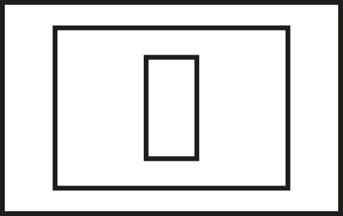 Placca Click 1 modulo
