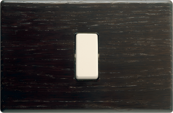 PLACCA IN VERO LEGNO SERIE CLICK WENGÉ